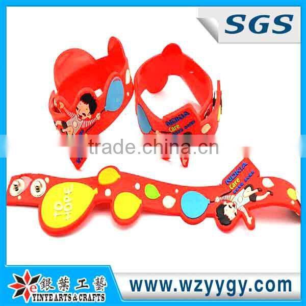 Cheap promotional PVC wristband