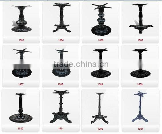 Win Balance Cast Iron White Brasserie Table Base