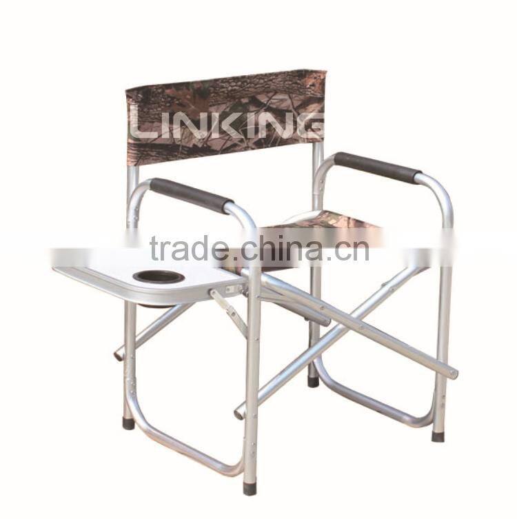 camo director chair with cup plate