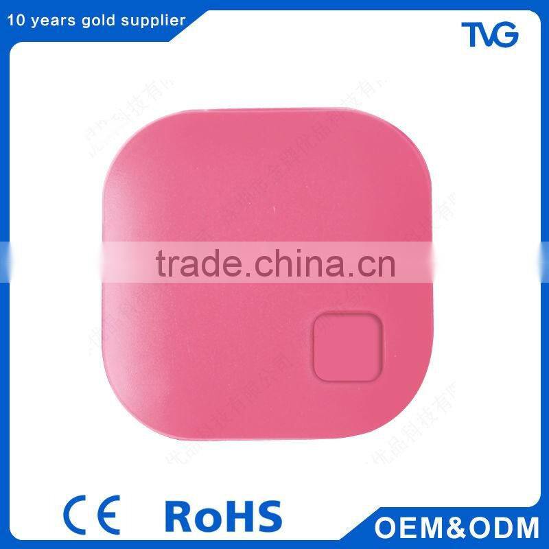 Smart mini square shape wallet key finder bluetooth anti lost alarm