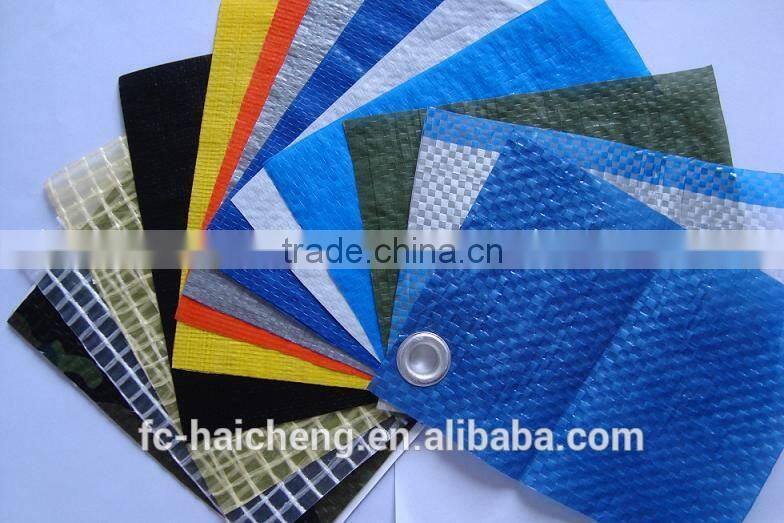 200gsm blue and silver HDPE tarpaulin roll, China factory price
