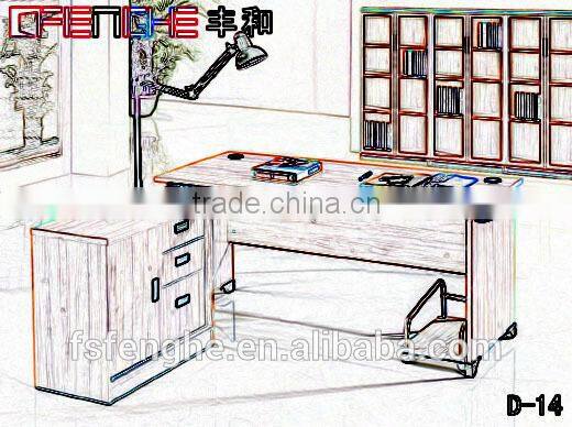 modern office secretary desk table, simple office desk, wooden office desk