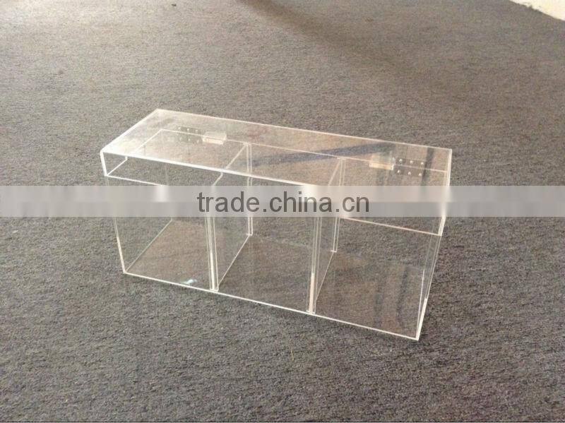 High quality gloss good acrylic bins for collect basket ball