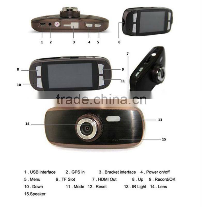 1080P car dvr With IR Night Vision