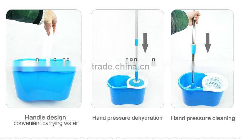 Spin Mop Deluxe Cleaning System with 2 Mop Heads