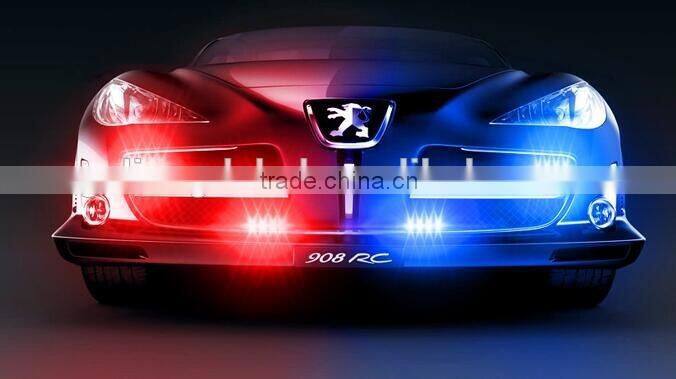 4*4LED daytime running flash light Firemen Police Truck Flash Light Wireless remote control car net warning emergency light