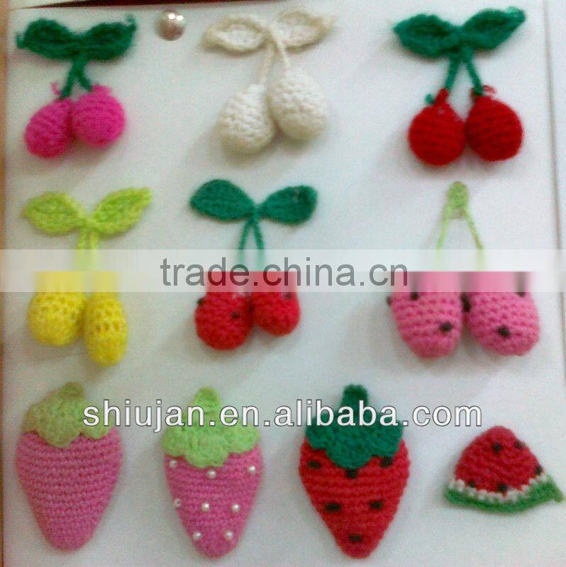 decorative crochet handmade fruit flowers