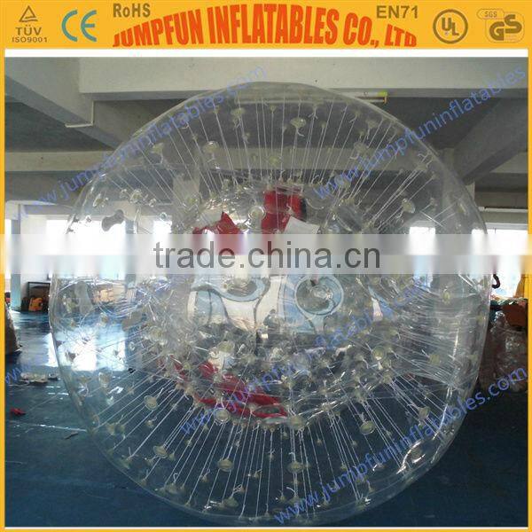 Inflatable Zorbing Ball for sale,Harness Zorb Ball made by PVC or TPU