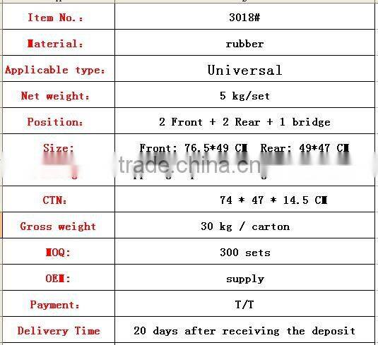 disposable plastic car floor mat