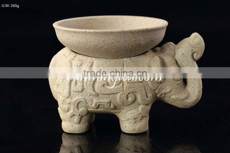 Jingdezhen Ceramic Elephant Shape Tea Strainer