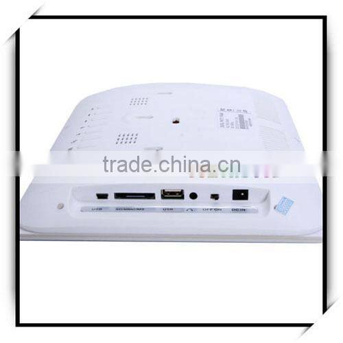 10.4" Wide Screen Ratent LCD Large Size Digital Photo Frame White