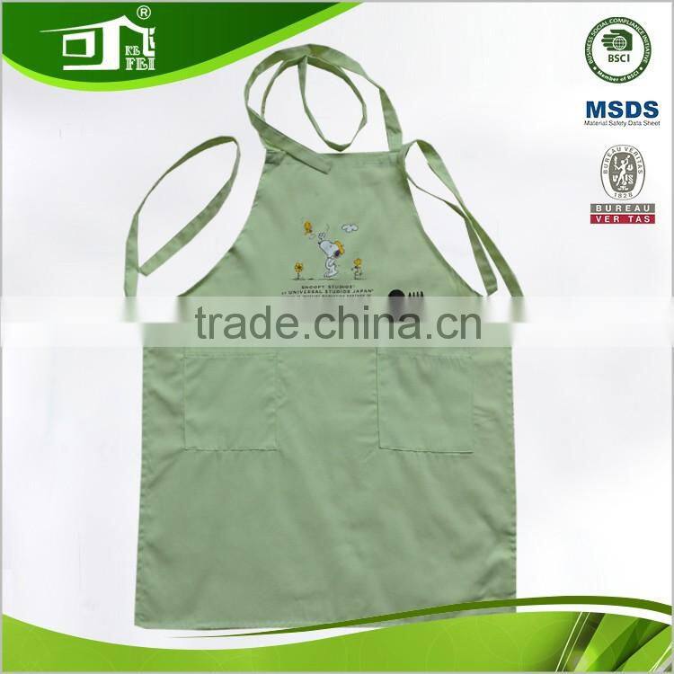 Trade Assurance Poly and Cotton Print Cooking Aprons for Women