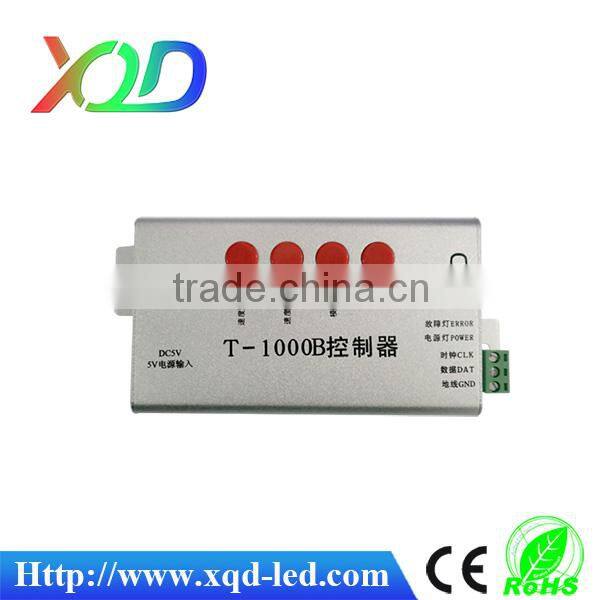 Hot sell ! DC5V-24V T-1000B pixel led controller,T-1000B full color pixel lights led controller rgb controllers from china