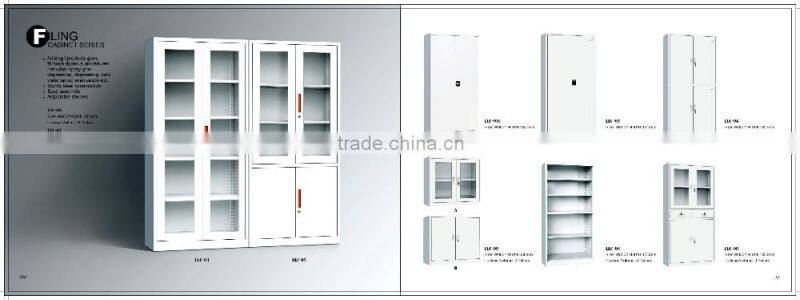Clear View Glass Door Metal Storage Cabinets