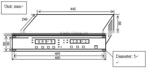 ZDF-5227-II Complex vacuum gauge (1.0x10E+5~1.0x10E-5 pa)