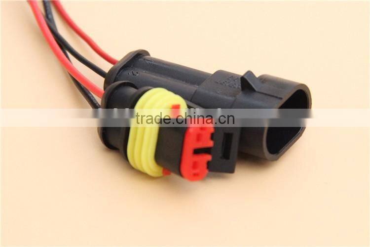 IP67 2P DT04-2P Waterproof Connector Wire Assembly