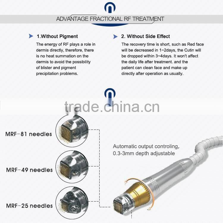 Unparalleled High Performance Skin Treatment 5MHz Radio Frequency fractional rf facial machine