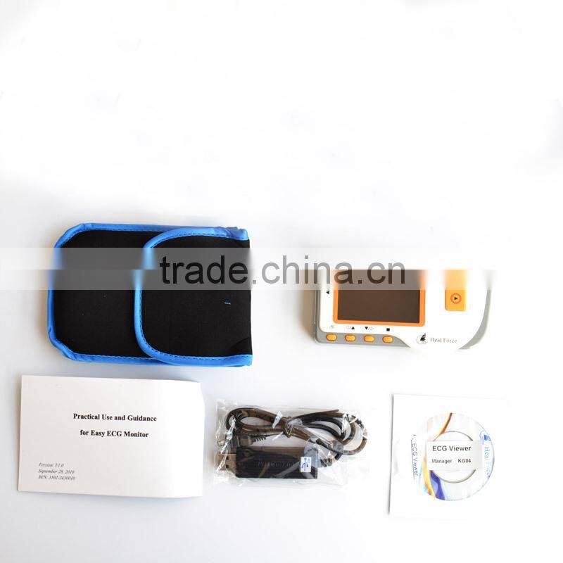 Easy operation Handheld ECG EKG Monitor Electrocardiogram LCD Prince 180B -Maggie