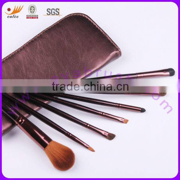 7pcs Promotional Cheap Makeup Brushes Set With Zipper Bag