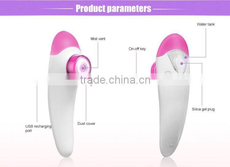 Wholesale makeup supplies nano ion parts of facial hair steamer for home use