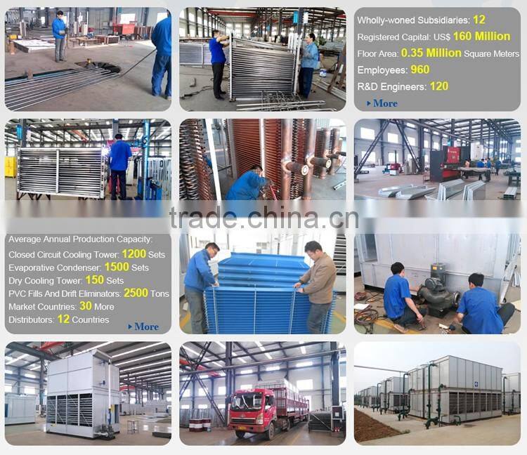 China Industrial Counter Flow Type Ammonia Evaporative Condenser Price