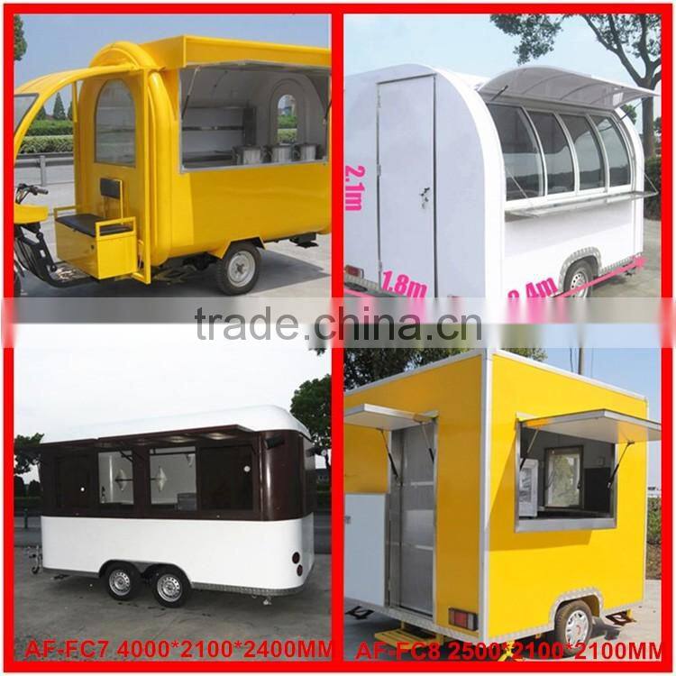 Mobile snack cart/hamburgers carts food cart for sale/hotdog food cart