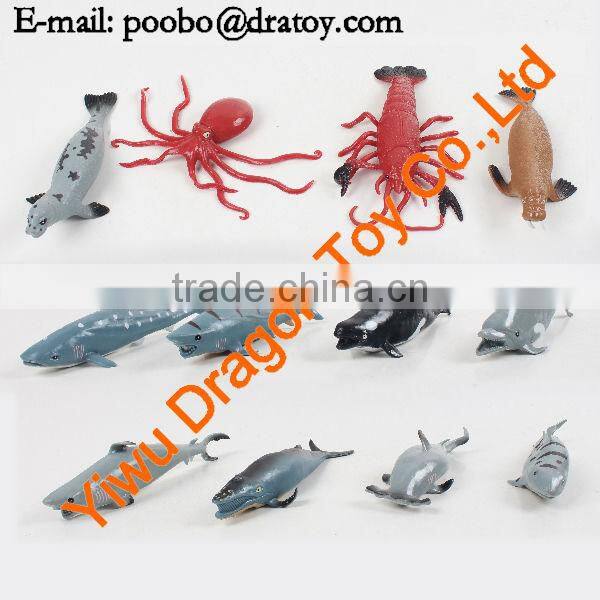 TPR rubber bath animals