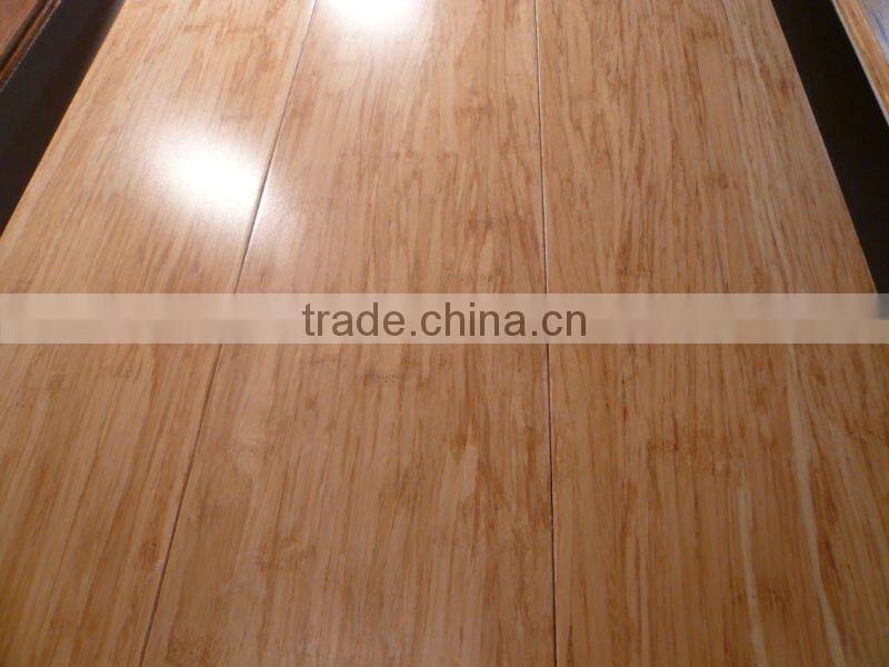 Hot carbonized bamboo floor