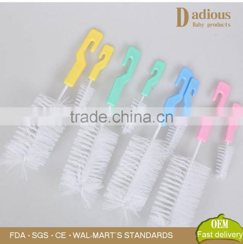 durable baby cleaning brus high quality baby bottle nylon brush