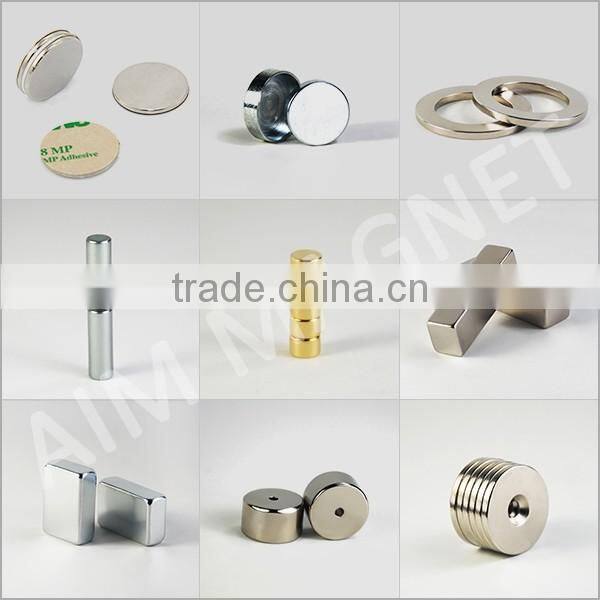 Strong neodymium push pin magnet N52