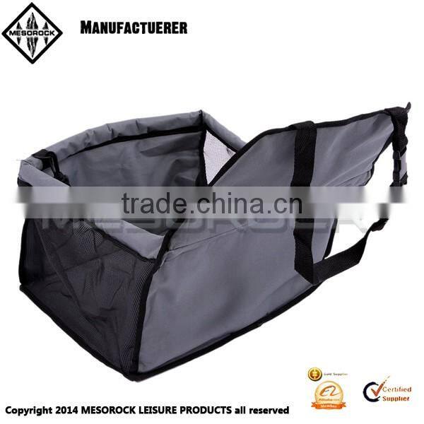 Portable Car Pet Booster Seat with Zipper Storage Pocket Dog Car Booster Seat