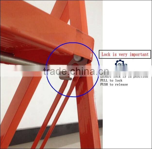 FOLDABLE 2, 3 & 4 STEP LADDER NON SLIP TREAD STEPLADDER