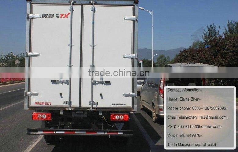 Foton 10t insulated van truck for sale