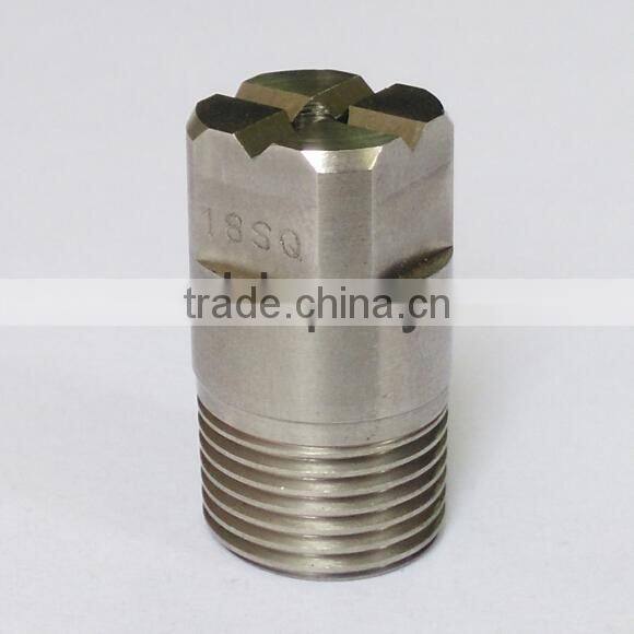Stainless steel brass full cone square spray jet nozzle