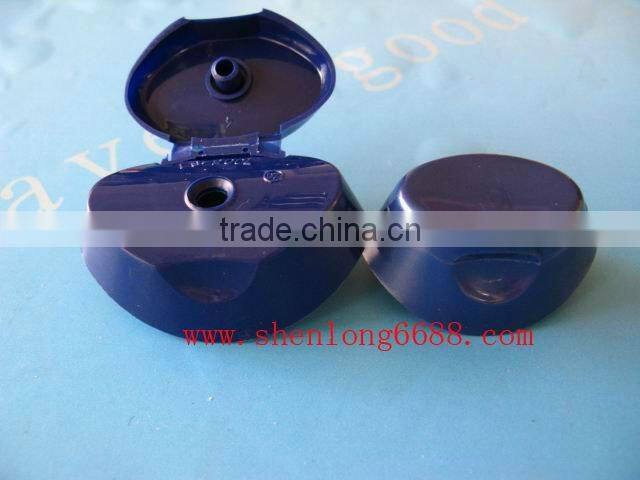 Plastic mushroom flip top bottle cap