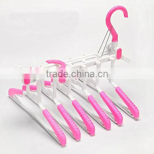 Multi-function double side hangers Magic Hangers Clothes Rack Home Organization foldable