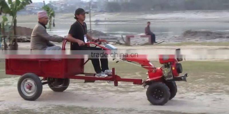 Top quality manual starter 13hp Diesel Gear Driving cultivator tiller with top spare parts