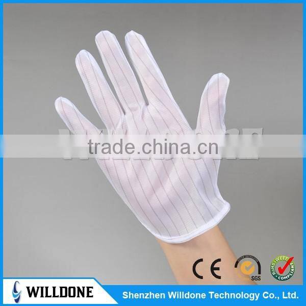 Selling best esd antistatic cleanroom gloves