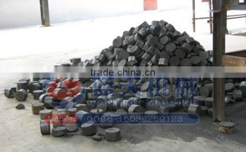 Horizontal hydraulic sponge iron block making machine