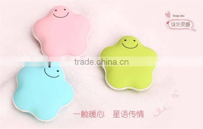 Shenzhen factory direct sales Lucky star charge hand warmer USB charging warm hand Dual purpose hand warmer