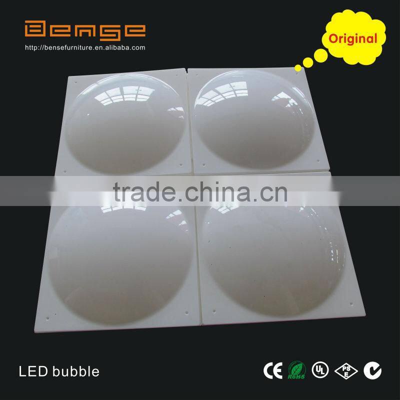 2015 Best Hot sales LED Disco Bubble Panel Wall Light with Mirror 80*80CM