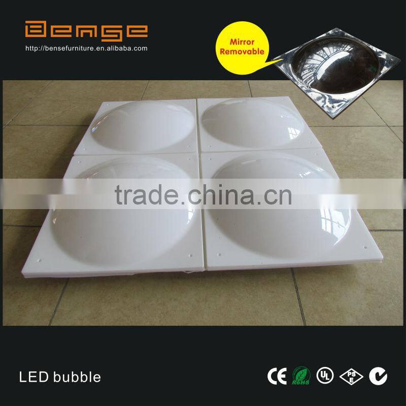 2015 Best Hot sales LED Disco Bubble Panel Wall Light with Mirror 80*80CM