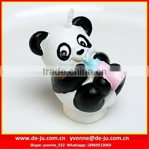 Lovely Animal Panda With Milk Feeder Decorative Candles Wholesale
