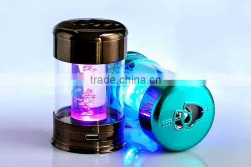 New product Light water column card speakers ,Multifunction speaker