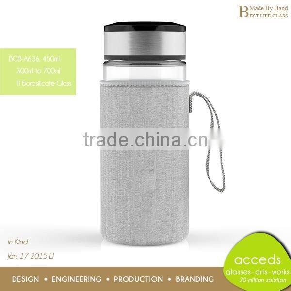 Innovative products 480ml glass fruit bottle from alibaba china market