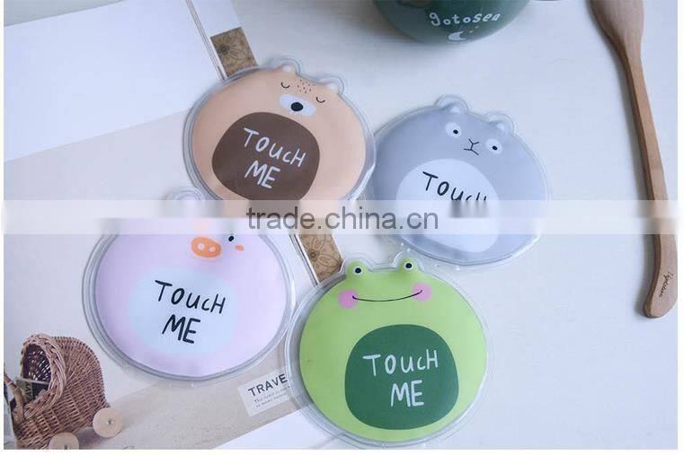 wholesale Cute little animal hot gel pack reusable hand warmer