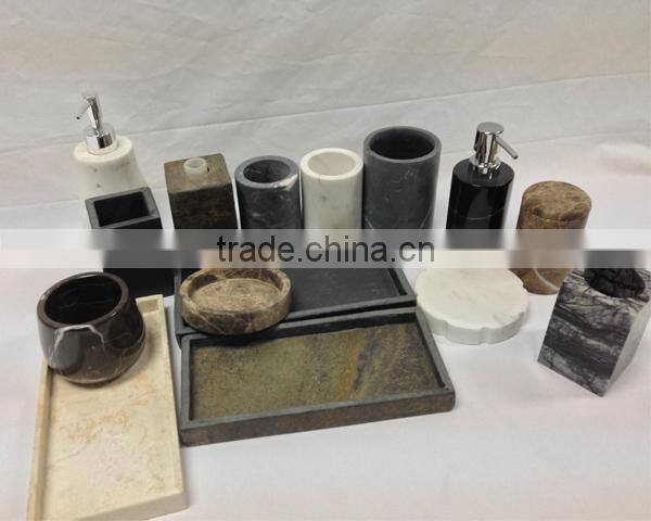 home decoration marble homewares black forest candle jar candle holder stone