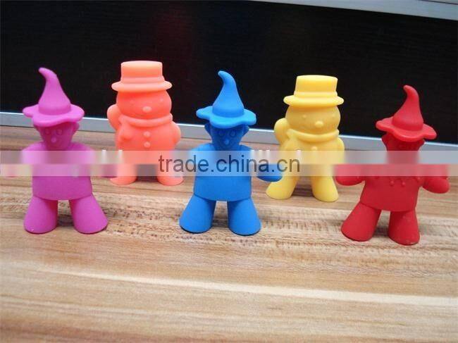 high quality clown -shaped silicone chopsticks holder