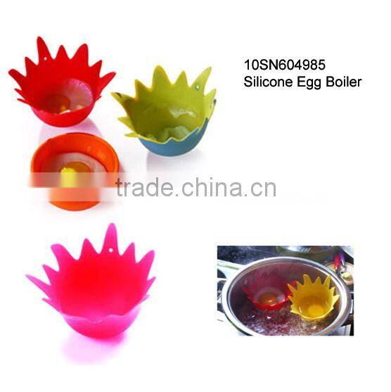 Single cup 100% food grade silicone egg cooker