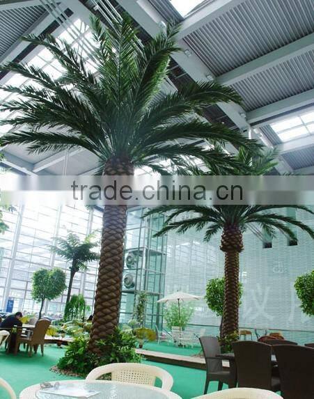 Home garden edging decorative 5ft to 16ft Height outdoor artificial green plastic palm trees EDS06 0815